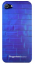 Чехол клип-кейс Guggenheim Hard Electro Gold (COGUIP5ELTIBL) для iPhone 5/5S синий