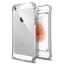 Чехол клип-кейс для Apple iPhone 5/5s/SE из плотного силикона с усиленными уголками (прозрачный)