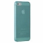 Чехол клип-кейс  ультра тонкая накладка Ozaki O!coat 0.3mm Jelly Cyan - для iPhone 5S/SE (Голубой)