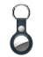 Чехол подвеска с кольцом для ключей Deppa 47218 для Airtag (эко-кожа, темно-синий)