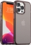 Чехол накладка Gurdini Alba Series Protective для iPhone 13 Pro Max (черный полупрозрачный)