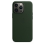 Чехол клип-кейс кожаный Apple Leather Case MagSafe для iPhone 13 Pro, цвет «зелёная секвойя» (MM1G3ZE/A)