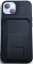 Чехол накладка HDCI с магнитным карманом для карт/визитница для iPhone 13 (черный)