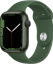 Часы Apple Watch Series 7, 45 мм, корпус из алюминия зелёного цвета, спортивный ремешок цвета «зелёный клевер» (MKN73)