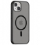 Чехол накладка противоударный Gurdini Shockproof с поддержкой Magsafe для iPhone 13/14 (черный)