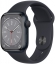 Часы Apple Watch Series 8, 41 мм, корпус из алюминия цвета «тёмная ночь», спортивный ремешок цвета «тёмная ночь», размер S/M и M/L (MNP53)