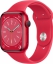 Часы Apple Watch Series 8, 45 мм, корпус из алюминия цвета (PRODUCT)RED, спортивный ремешок цвета (PRODUCT)RED, размер S/M (MNUR3)