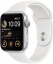 Apple Watch SE 2022, 44 мм, корпус из алюминия серебристого цвета, спортивный ремешок белого цвета (MNK23)