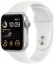 Часы Apple Watch SE 2022, 40 мм, корпус из алюминия серебристого цвета, спортивный ремешок белого цвета, размер S/M и M/L (MNJV3)