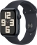Часы Apple Watch SE 2022, 44 мм, корпус из алюминия цвета «тёмная ночь», спортивный ремешок цвета «тёмная ночь», размер M/L (MRE93)