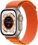 Часы Apple Watch Ultra Cellular, 49 мм, корпус из титана, браслет Alpine оранжевого цвета, размер L (MQF73)