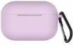 Чехол для Airpods Pro 2 Gurdini прорезиненный soft touch c карабином (пурпурный)