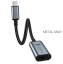 Адаптер-кабель HOCO HB21 USB-C на HDMI 1,5м 4K (серый металлик) цена