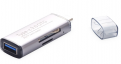 Адаптер переходник iNeez USB-C Card Reader USB&OTG 3in1 ADS-103 (серый) купить