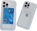 Чехол накладка силиконовый CTI для Apple iPhone 12 Pro Max (6.7) с защитой объектива камеры и карманом для карт (прозрачный) купить