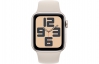 Часы Apple Watch SE 2023, 40 мм, корпус из алюминия цвета «сияющая звезда», спортивный ремешок цвета «сияющая звезда», размер S/M (MR9U3) цена