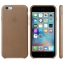 Кожаный чехол для iPhone 6s – коричневый цена