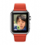 Apple Watch Корпус 38 мм, нержавеющая сталь, ремешок красного цвета с классической пряжкой (MMF82) Екатеринбург