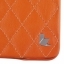 Jason Case mini натуральная кожа со стеганым узором оранжевый купить