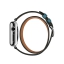 Ремешок Hermès Double Tour из кожи Swift цвета Bleu Jean для Apple Watch 38 мм (MMNY2ZM/A) купить