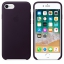 Чехол клип-кейс кожаный Apple Leather Case для iPhone 7/8, баклажановый цвет (MQHD2ZM/A) цена