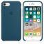 Чехол клип-кейс силиконовый Apple Silicone Case для iPhone 7/8, цвет «космический синий» (MR692ZM/A) цена