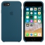 Чехол клип-кейс силиконовый Apple Silicone Case для iPhone 7/8, цвет «космический синий» (MR692ZM/A) цена