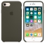Чехол клип-кейс силиконовый Apple Silicone Case для iPhone 7/8, тёмно-оливковый цвет (MR3N2ZM/A) цена