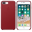 Чехол клип-кейс кожаный Apple Leather Case для iPhone 7 Plus/8 Plus, (PRODUCT)RED красный цвет (MQHN2ZM/A) купить