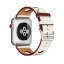 Ремешок Hermès Simple Tour Rallye из кожи Swift цвета Blanc/Rouge H для Apple Watch 42 мм (MRJH2ZM/A) Екатеринбург