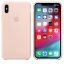 Чехол клип-кейс силиконовый Apple Silicone Case для iPhone XS Max, цвет «розовый песок» (MTFD2ZM/A) Екатеринбург