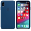 Чехол клип-кейс силиконовый Apple Silicone Case для iPhone XS Max, цвет «морской горизонт» (MTFE2ZM/A) цена