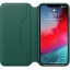 Чехол-книжка кожаный Apple Leather Folio для iPhone XS Max, цвет «зелёный лес» (MRX42ZM/A) цена