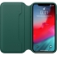Чехол-книжка кожаный Apple Leather Folio для iPhone XS, цвет «зелёный лес» (MRWY2ZM/A) цена