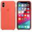 Чехол клип-кейс силиконовый Apple Silicone Case для iPhone XS, цвет «спелый нектарин» (MTFA2ZM/A) 