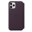 Чехол клип-кейс кожаный Apple Leather Case для iPhone 11 Pro, цвет «спелый баклажан» (MX072ZM/A) цена