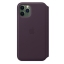 Чехол клип-кейс кожаный Apple Leather Case для iPhone 11 Pro, цвет «спелый баклажан» (MX072ZM/A) Екатеринбург