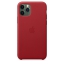 Чехол клип-кейс кожаный Apple Leather Case для iPhone 11 Pro, (PRODUCT)RED красный (MWYF2ZM/A) купить