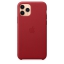 Чехол клип-кейс кожаный Apple Leather Case для iPhone 11 Pro, (PRODUCT)RED красный (MWYF2ZM/A) купить