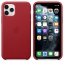 Чехол клип-кейс кожаный Apple Leather Case для iPhone 11 Pro, (PRODUCT)RED красный (MWYF2ZM/A) Екатеринбург