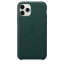 Чехол клип-кейс кожаный Apple Leather Case для iPhone 11 Pro, цвет «зелёный лес» (MWYC2ZM/A) цена