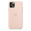 Чехол клип-кейс силиконовый Apple Silicone Case для iPhone 11 Pro, цвет «розовый песок» (MWYM2ZM/A) цена