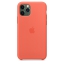 Чехол клип-кейс силиконовый Apple Silicone Case для iPhone 11 Pro, цвет «спелый клементин» оранжевый (MWYQ2ZM/A) цена