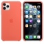 Чехол клип-кейс силиконовый Apple Silicone Case для iPhone 11 Pro Max, цвет «спелый клементин» оранжевый (MX022ZM/A) цена