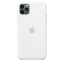 Чехол клип-кейс силиконовый Apple Silicone Case для iPhone 11 Pro Max, белый цвет (MWYX2ZM/A) купить
