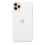 Чехол клип-кейс силиконовый Apple Silicone Case для iPhone 11 Pro Max, белый цвет (MWYX2ZM/A) купить