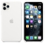 Чехол клип-кейс силиконовый Apple Silicone Case для iPhone 11 Pro Max, белый цвет (MWYX2ZM/A) цена