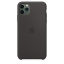 Чехол клип-кейс силиконовый Apple Silicone Case для iPhone 11 Pro Max, чёрный цвет (MX002ZM/A) купить
