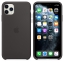 Чехол клип-кейс силиконовый Apple Silicone Case для iPhone 11 Pro Max, чёрный цвет (MX002ZM/A) цена
