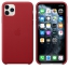 Чехол клип-кейс кожаный Apple Leather Case для iPhone 11 Pro Max, (PRODUCT)RED красный (MX0F2ZM/A) купить